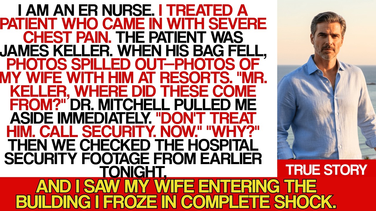 I'm an ER Nurse—Treated a Patient with Chest Pain, Found Photo of My Wife in His Wallet, Doctor...