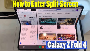 How to Enter Split Screen on SAMSUNG Galaxy Z Fold 4 – Multitasking Screen