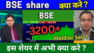 BSE share latest news today, BSE Ltd share news today, Target Tomorrow, buy or Not ?