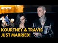 Kourtney kardashian  travis barker tied the knot in las vegas buzzipper