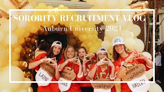 Auburn University Sorority Recruitment Vlog!