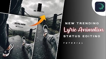 New Trending Lyric Status Editing | Alight Motion Tutorial |🔥 @Prajwal Mahalle