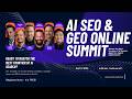 AI SEO &amp; GEO Online Summit Live Stream (Recording of April 1, 2026 Live Event) Free AI Webinar