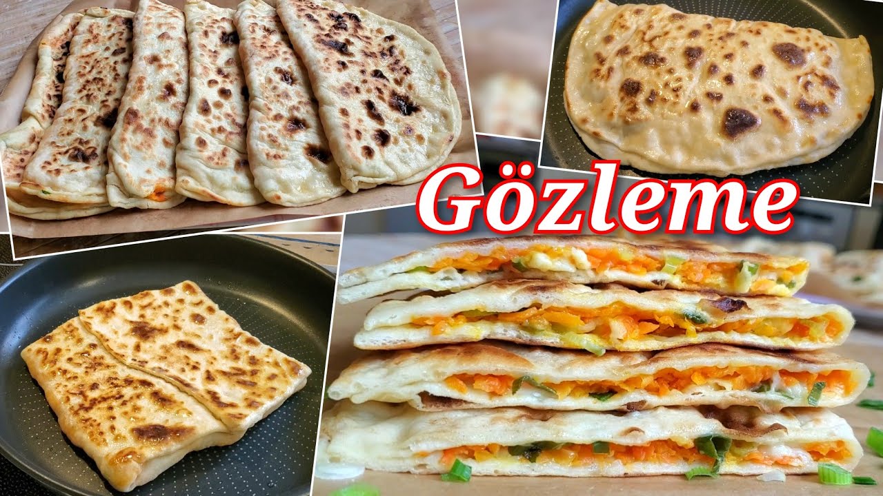 Тонкое тесто с невероятно вкусной начинкой🤩 Вы точно не заметите отсутствия мяса! GÖZLEME