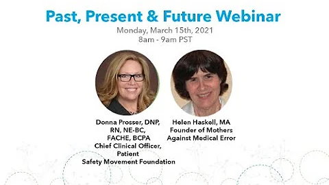 Patient Safety Awareness, Past, Present and Future...