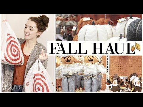 FALL HAUL 2018! 🍂🛍️Target HOME DECOR, FASHION, + BEAUTY | Halloween + Thanksgiving | Natalie Bennett