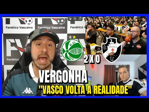 REAÇÕES dos VASCAÍNOS - JUVENTUDE 2x0 VASCO - BRASILEIRÃO 2025