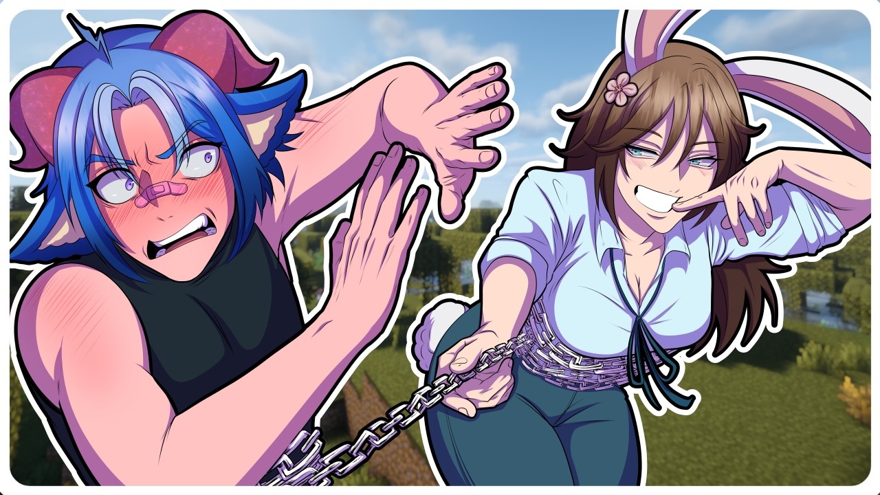 Minecraft, But We Get Chained to Together