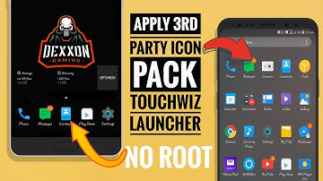 How To Apply Icon Pack To Stock Samsung Rom Without Root 2018!