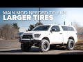 Want 35s or 37s for Your Tundra? You'll Need to Do This for Clearance
