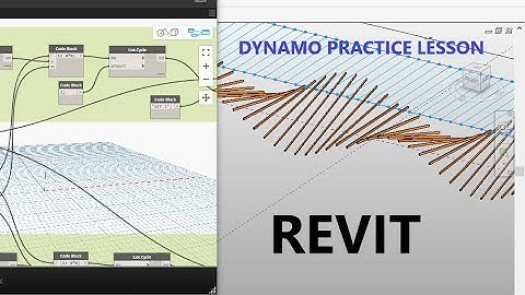 Revit adaptive parametric modelling (hanging battens wave using dynamo)