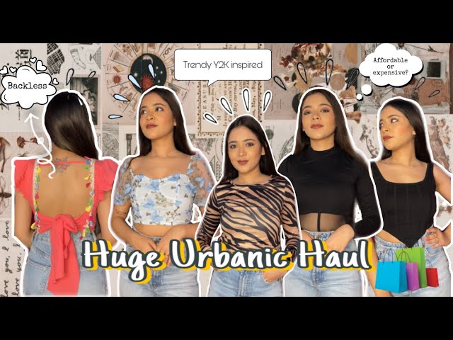 Huge* Urbanic Tops Haul, URBANIC, Y2K Inspired Top, Corset Top, Backless Top