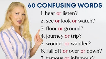 60 Confusing English Words