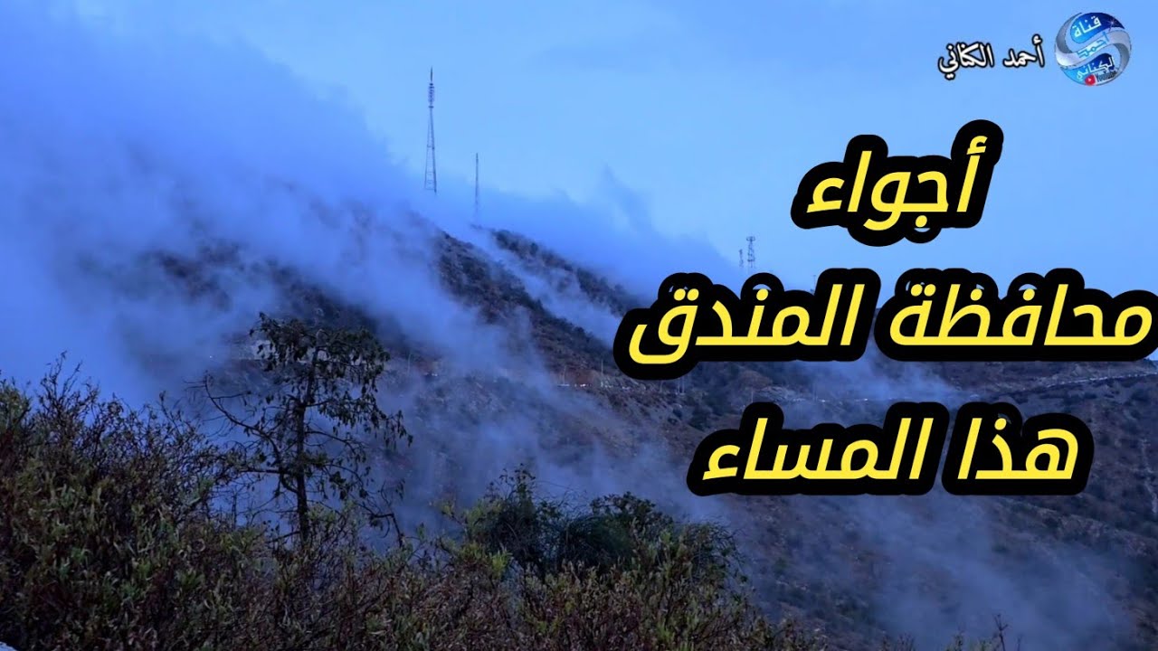 أجواء محافظة المندق  - منطقة الباحة - هذا المساء - الثلاثاء 18 -2-1447#السعودية  