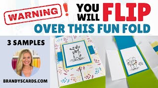 You Will Flip Over This Fun Fold Tutorial | Easy & Impressive Gate Fold | From BrandysCards