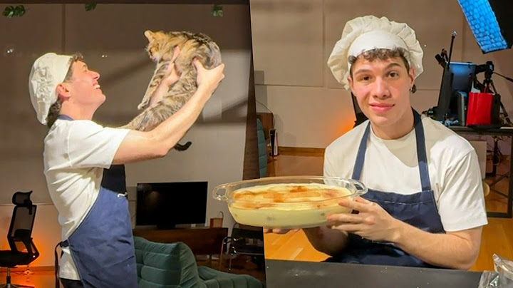 streamer y su gata cocinan tiramisú 👨🏻‍🍳