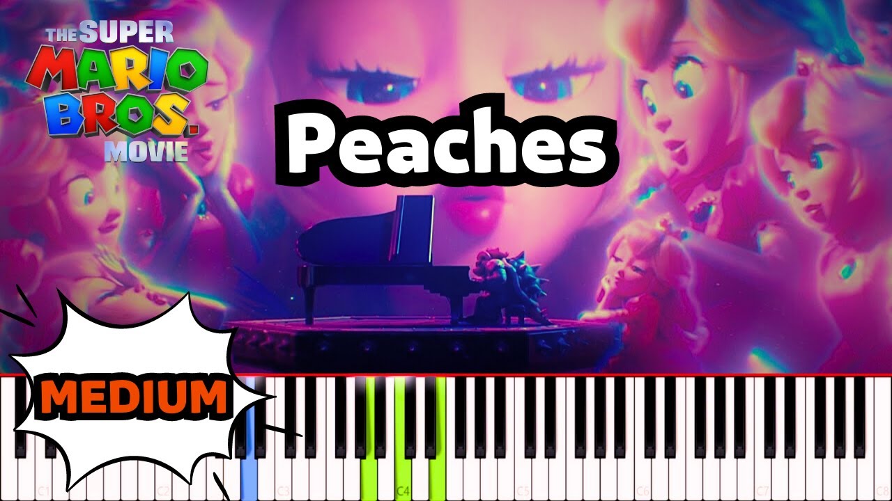 PEACHES PEACHES - SUPER MARIO BROS THEME / PIANO E TECLADO