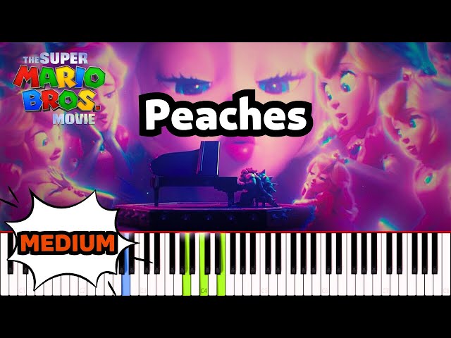 EASY Peaches Piano Cover (The Super Mario Bros. Movie) : r/SuperMario