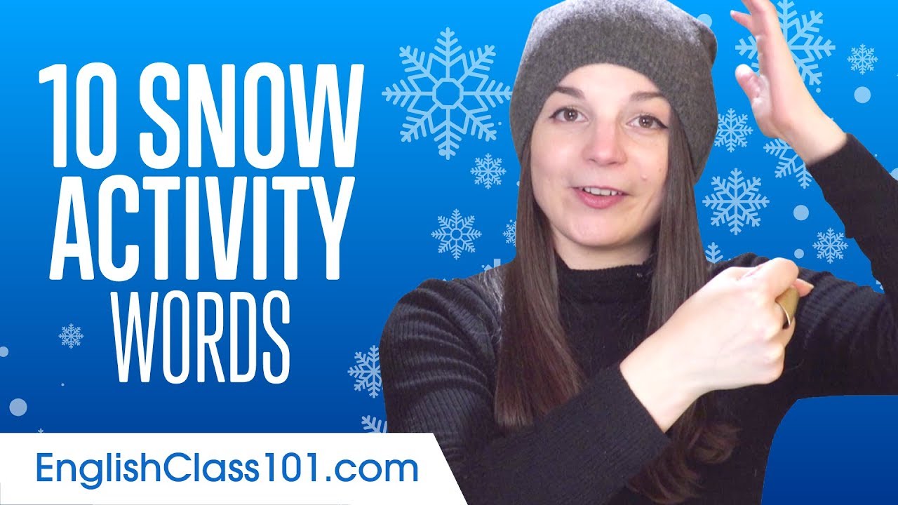 Top 10 Snow Activity Words In English YouTube Top 10 Snow Activity Words In English YouTube