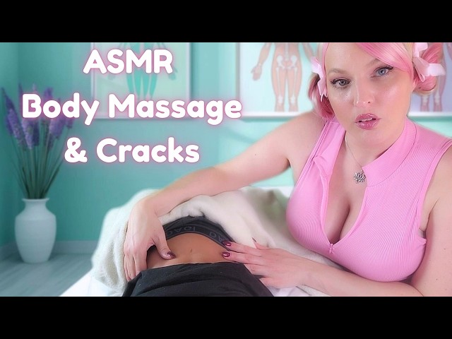 ASMR Anime Chiropractor ♡ Belly Massage + Cracks | Soft Spoken RP Relaxation