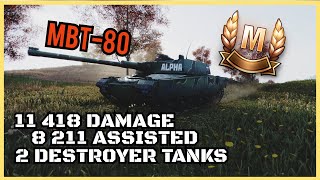 MBT-80- 19 000 Combi Damage! Ace Tanker [M] WoT Console PS5 #mbt80 #wotconsole