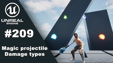 RPG Tutorial 209. Magic projectile damage types (Unreal Engine 5)
