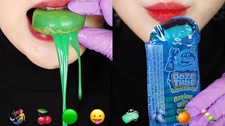 OOZE TUBE LIQUID CANDY, CRUNCH MARSHMALLOW, WAX CANDY HONEY JELLY ASMR 🍒