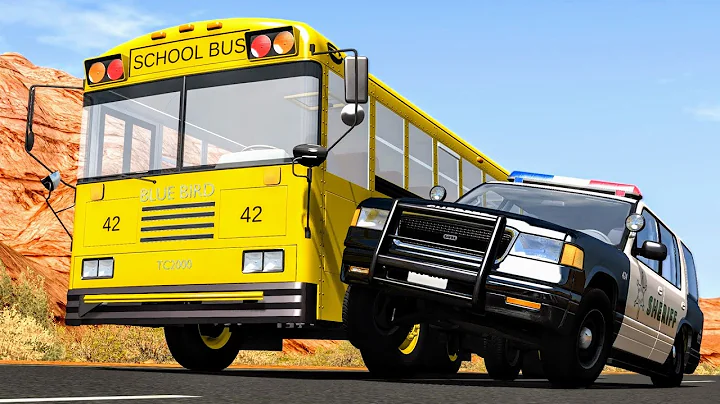 Crazy Police Chases #5 - BeamNG Drive Crashes