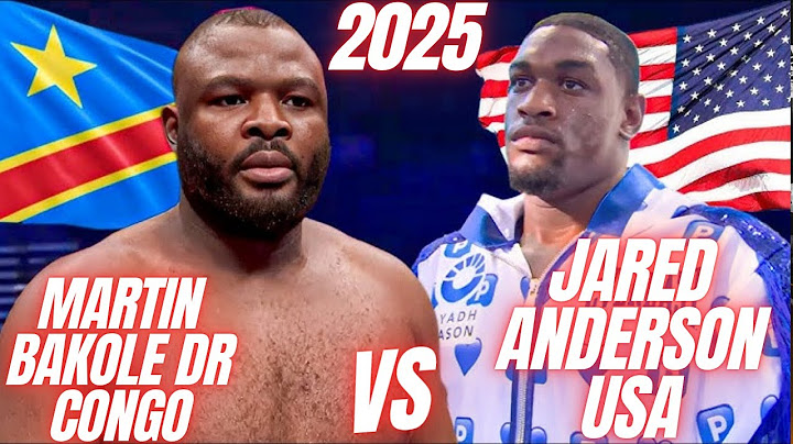 USA’s Jared Anderson vs DR Congo’s Martin Bakole | Brutal Boxing Fight Highlights"#boxing #mma #ufc