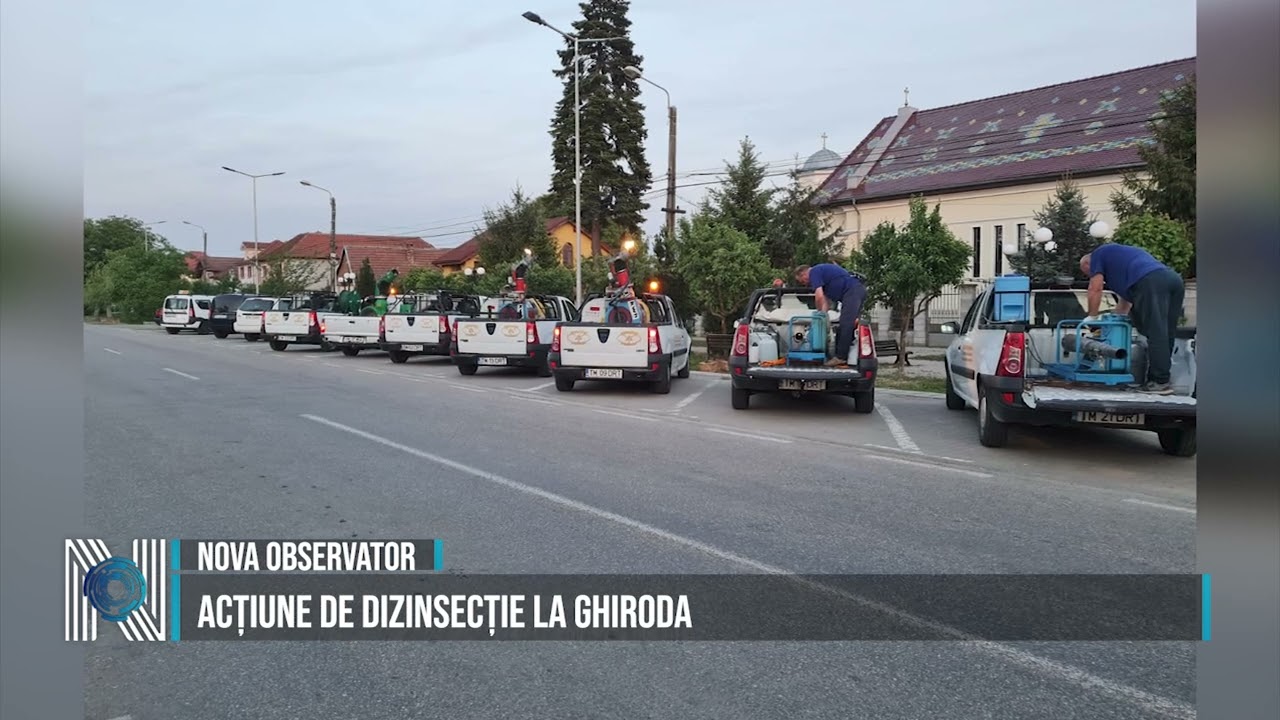 Acțiune de dizinsecție la Ghiroda