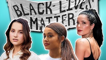 Annie Leblanc, Ariana Grande & Halsey PROTEST For #BlackLivesMatter! | Hollywire