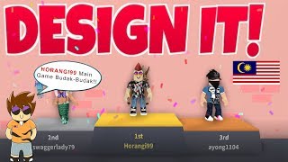 Layak Ke Fashion Horangi Menang !!! [Design It] Roblox #Malaysia