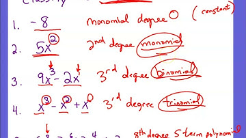 7.1 Adding & Subtracting Polynomials
