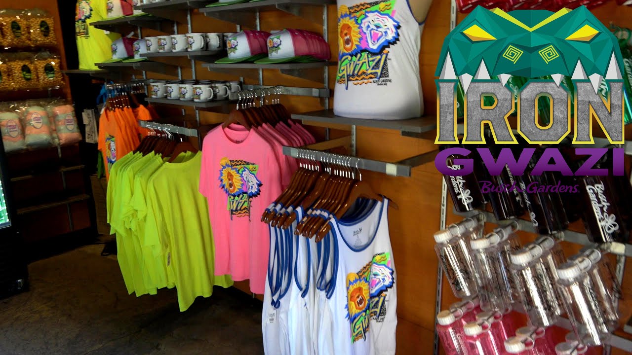 Iron Gwazi Gift Shop At Busch Gardens Tampa - Youtube