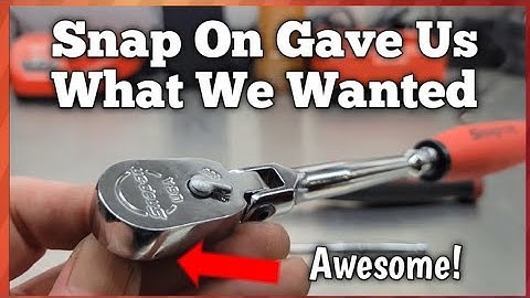 NEW Snap On Tools Ratchet Alert. Snap-On Saw What We Were Doing & Gave Us What We Want.
