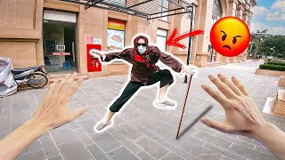 ESCAPING ANGRY MOM (Epic Parkour POV Chase) 4K