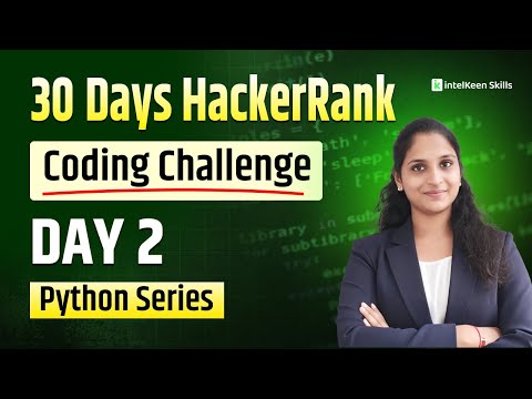 30 Days of Python Coding – Day 2 | Arithmetic Operators with Examples (HackerRank)
