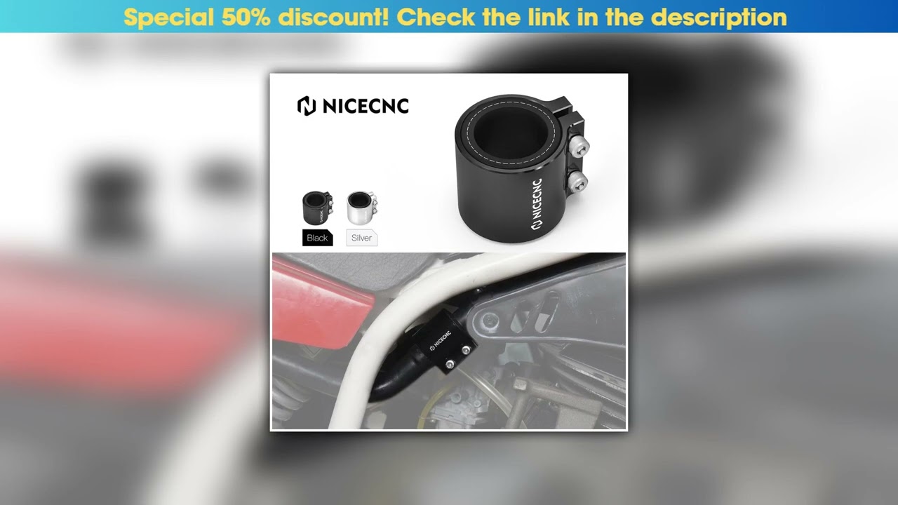 Unboxing For Yamaha Blaster 200 Exhaust Clamp ATV Blaster 200 Banshee 350 Stainless Steel Improving