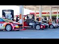 爆音ラリーマシン達がガソリンスタンドで給油→出発!!/ラリー三河湾2026/リフューエル/全日本ラリー