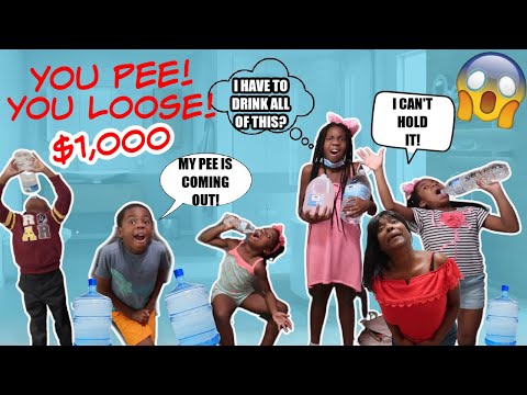 LAST TO USE THE BATHROOM WINS $1,000 CHALLENGE W/ ANIYA & AVA SHOW!!