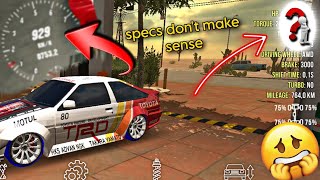 gearbox ae86 car specs are very fast - car parking multiplayer