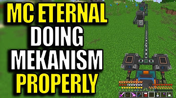 Minecraft MC Eternal Modpack Chapter 2 Ep 57 - Mekanism Gas Done Properly