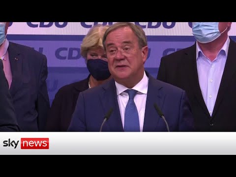 Germany's CDU leader Armin Laschet 'not happy' with election exit poll result