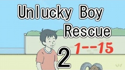 unlucky boy Rescue 2 walkthrough