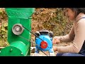 🧡善良女孩DIY红薯分离机，村里老人最爱的机器！Genius girl makes DIY sweet potato separator for the elderly丨林果儿