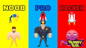 BUDDY TOSS - NOOB VS PRO VS HACKER