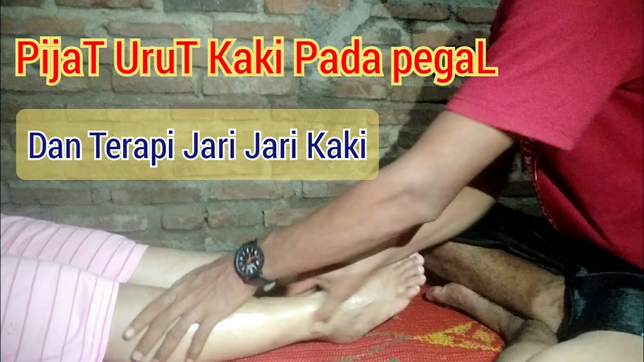 cara urut kaki terseliuh