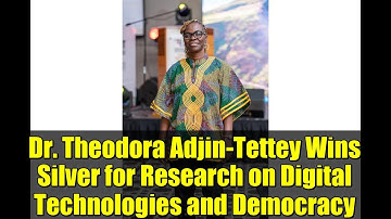 Dr. Theodora Adjin-Tettey Wins Silver for Research on Digital Technologies and Democracy