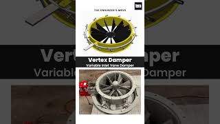 Vertex Damper , Variable Inlet Vane Damper #vertex #vane #damper #3ddesign #mechanism #cad #shorts