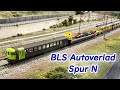 HOBBYTRAIN BLS "Autoverlad" mit E-Lok Ae4/4 , Modellbahn Spur N/ N Scale/ Échelle N / Nゲージ